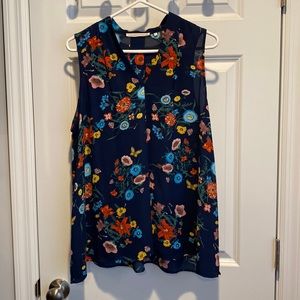 Violet & Claire Floral Sleeveless Top